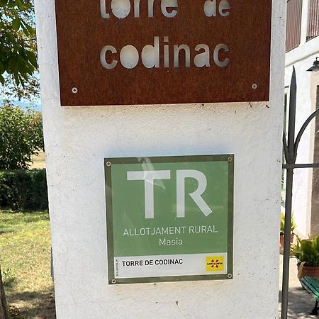 Вилла Torre De Codinac Sant Pere de Torello Экстерьер фото